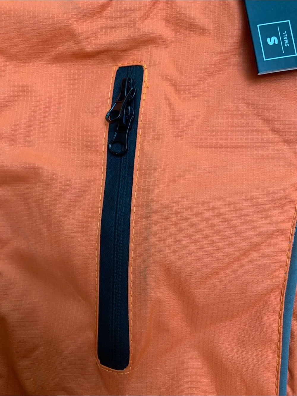 Eddie Bauer Bright Orange Pet Coat with Reflective Trim